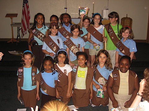 Multilevel Girl Scout Troop Numeral